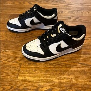 Nike dunks panda big kids size 4.5